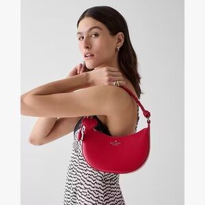 NWT Kate Spade Nova Braided Strap Shoulder
Bag RED hearts
Smooth Leather